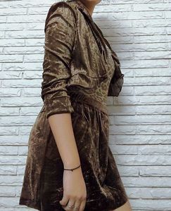 Velvet Cardigan Style Top