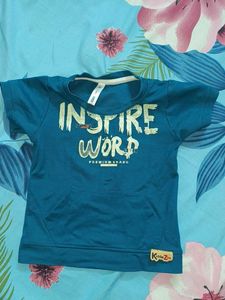 Kiddie Zoo Blue Graphic Tee