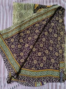 🔥 Sale 🔥 Elegant Printed Saree with Blouse