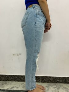 Blue Ripped Denim