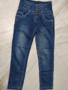 High Waist Denim Jeans
