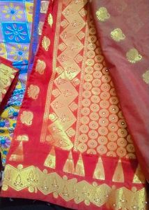 Silk Saree With Blouse Stiched