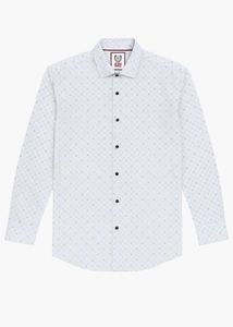 Patterned Button-Down Shirt