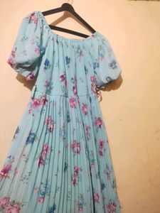 Floral Print Midi Dress XL size
