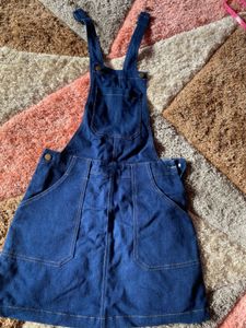 Denim Overalls Shorts