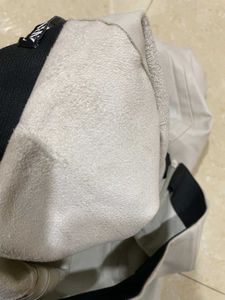 White Faux Leather Pants