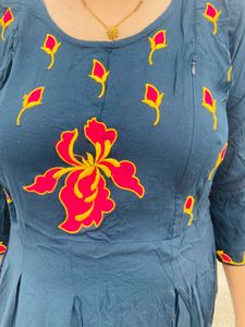 Neavy Blue Kurti