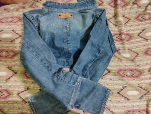 Cropped Denim Jacket