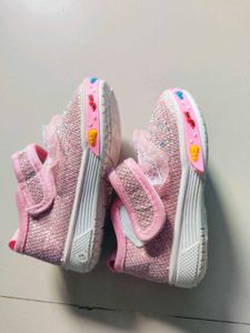 Kids Pink Sparkle Shoes
