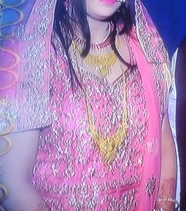 Frock With Skirt Dupatta Fabric Net