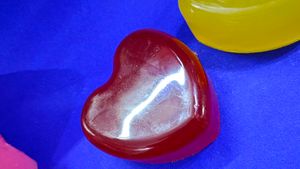 2 Handmade Heart Shaped Glycerine Soaps