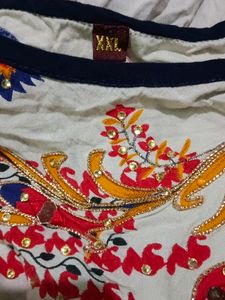 Rayon Sharara Set