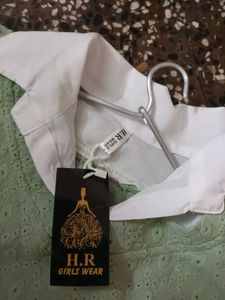 Mint Green Eyelet Top