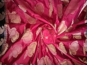 Red Saree. Silk Saree