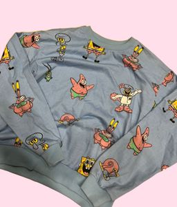 Spongebob Print Sweatshirt