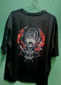 Itachi Uchiha Oversized Printed T-shirt (With Tag)