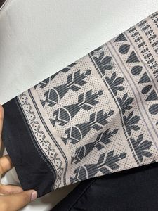 Patterned Black Kurti