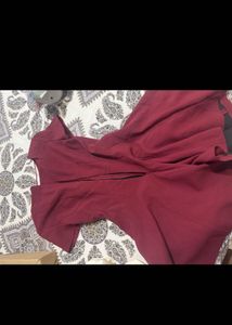 Zara Burgundy Dress