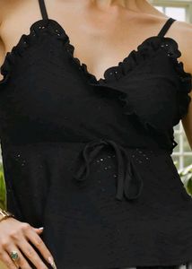 Hot Black Ruffle Dress 🥵