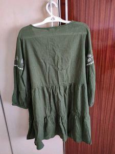Olive Long T Shirt By Kalki Koechlin