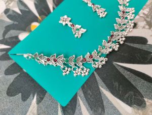 Oxidised Necklace Set