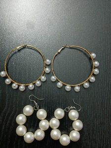 Pearl Hoops