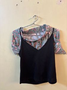 Spaghetti Cami Top With Shorts