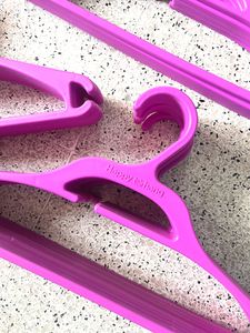 Set Of 28 Magenta Clothes Hangers