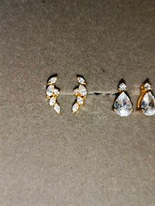 Combo Of Sterling Silver Studs