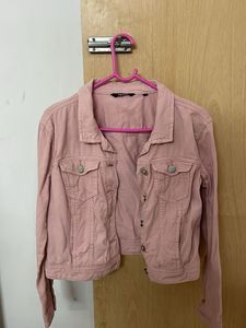 Pink Denim Jacket