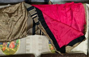 Animal Print Saree