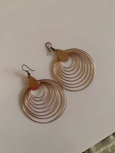 Gold Tone Hoop Earrings