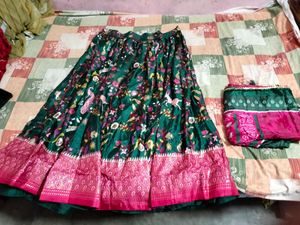 Unstitched Lhenga Choli