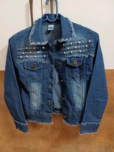 Denim Jacket, Small Size, Blue Color