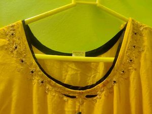 Mustard Yellow Kurti Dress