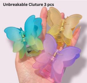 Butterfly Hair Clips - 3 pcs