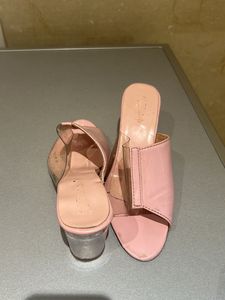 Baby Pink With Trasparent Heel Beautiful