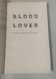 Bloodlover by Nancy Kilpatrick