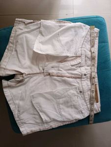 Cute White Denim Shorts