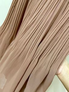 Micro Pleated Midi Skirt
