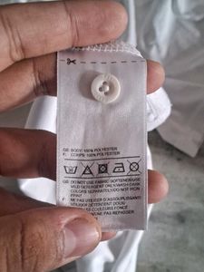 Reebok White Polo Shirt