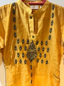 Yellow Ethnic Kurta