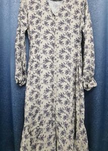 Cute Long Dress With Front Opening
