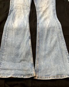 MNG Flare Denim Jeans - Size US 7