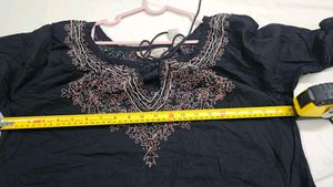 Lifestyle Embroidered Bohemian Blouse Size L
