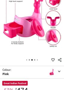 51) Plastic Toilet Trainer Baby Potty Seat