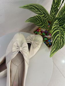 Elegant White Ballet Flats