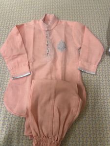 Pink Pathani Kurta Pyjama - Boys