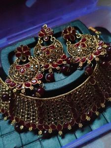 Necklace, Earings,, Mangtika