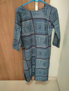 Printed Blue Kurta💙